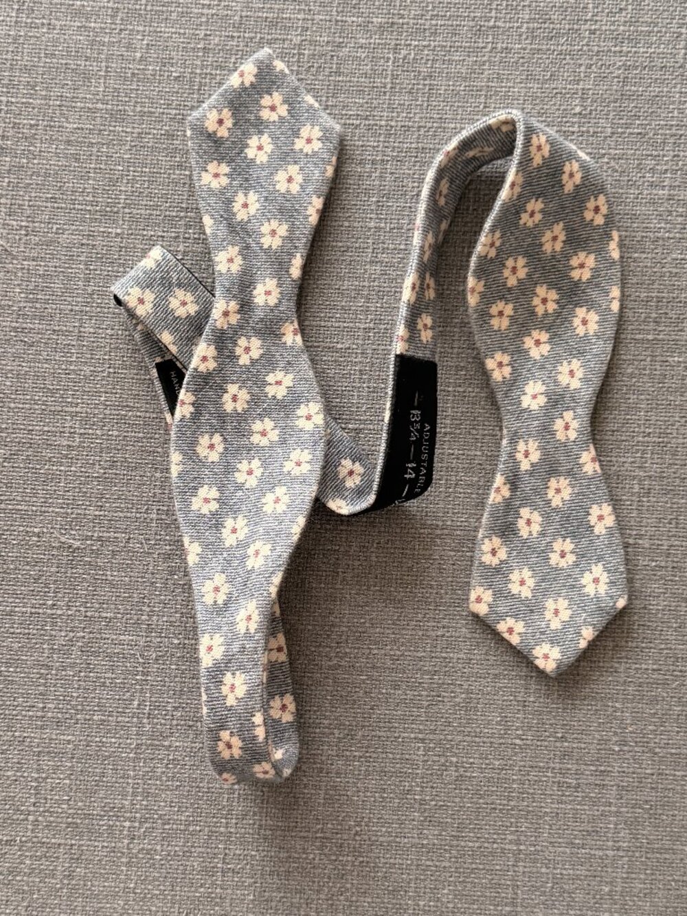 J. Crew Thin Flower Adjustable Bow Tie
